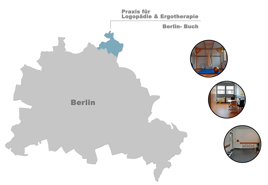 Karte Berlin mit Standort Buch